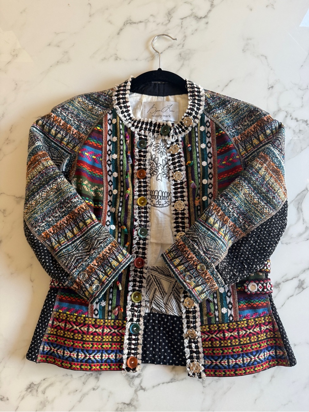 Byron Lars Beauty Mark Guatemalan Mix Jacket | Size 4 - Picture 12 of 14